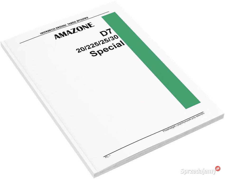 Amazone ed 452 602 k Instrukcja katalog obsługi Szamotuły