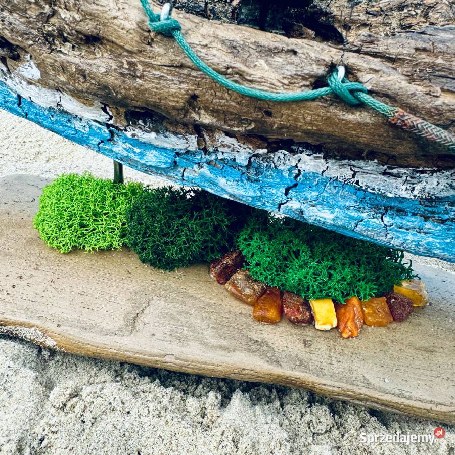 LUKI SZTUKI driftwood duuży JACHT żagle z