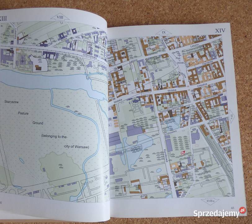MZ Ilustrowany Atlas Dawnej Warszawy wersja Książki naukowe i popularnonaukowe Warszawa