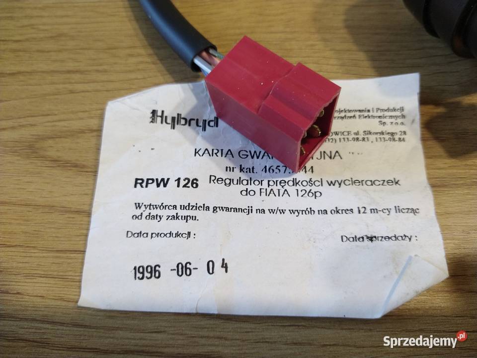 Fiat 126p regulator prędkości wycieraczek Ostrowiec Świętokrzyski