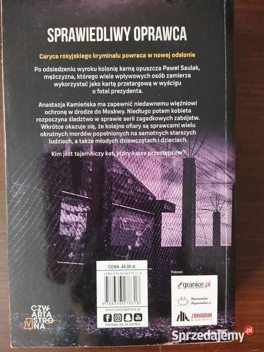 Aleksandra Marinina Sprawiedliwy oprawca Rok wydania 2017