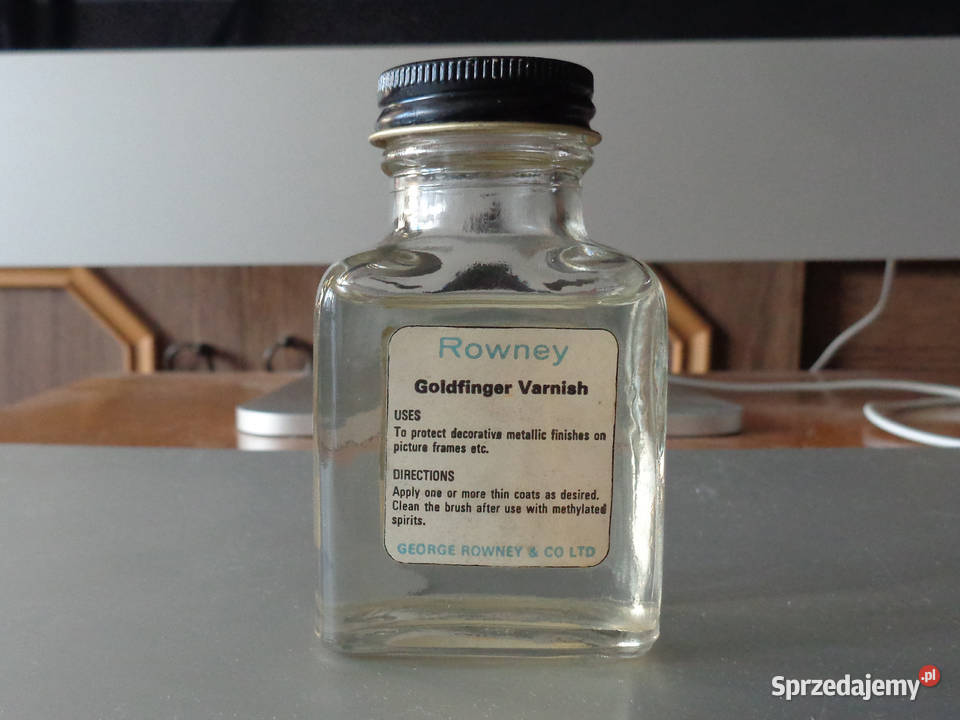 Oryginalny Rowney Goldfinger Varnish lakier opolskie Brzeg sprzedam