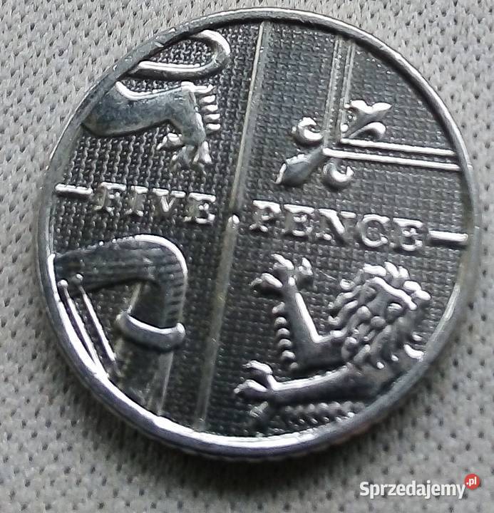 WIELKA BRYTANIAFIVE PENCE2012 r mazowieckie Legionowo