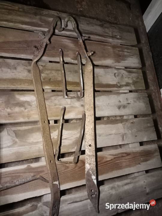 Stare kute elementy wozu konnego zabytkowe wóz