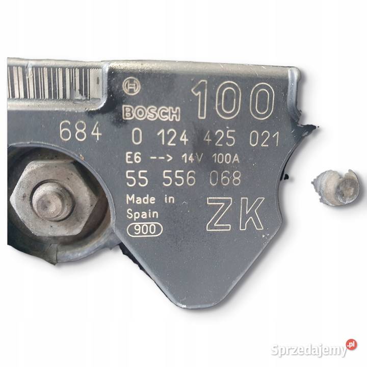 ALTERNATOR Opel Corsa C 12 16V 0124425021 Chełm