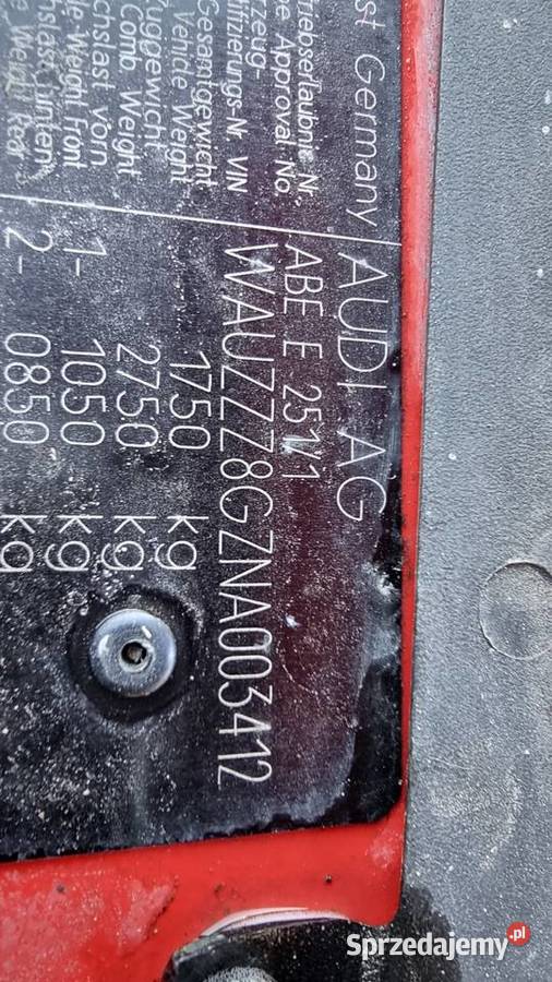 Audi 80 cabrio zamiana