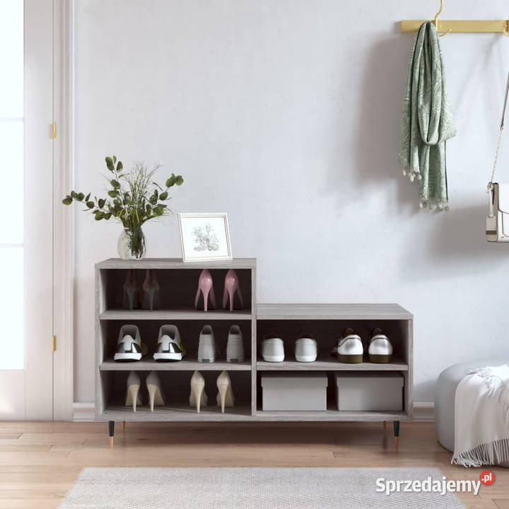 Szafka na buty szary dąb sonoma 102x36x60 Warszawa