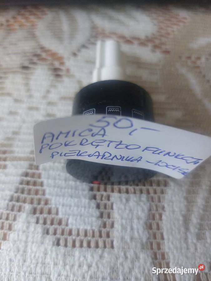 AMICA POKRĘTŁO FUNKCJI PIEKARNIKA WCISKANE do zabudowy Nowy Sącz