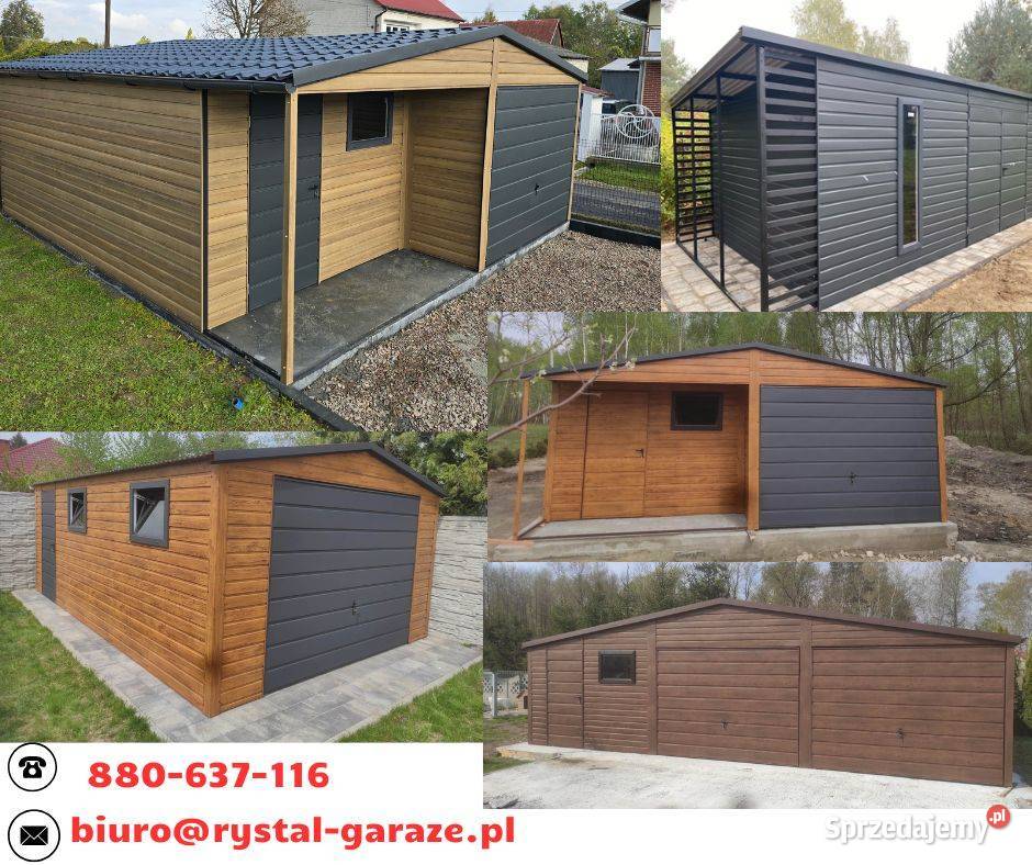 GarażeGaraż blaszany4x6 Hale Wiaty Domki Barcin