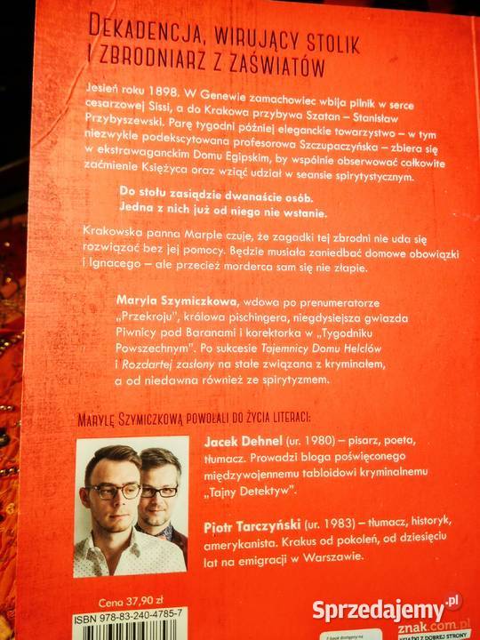 Seans w domu egipskim książki Warszawa Bródno