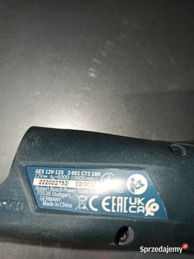 Szlifierka oscylacyjna Bosch 12v łódzkie Łask sprzedam