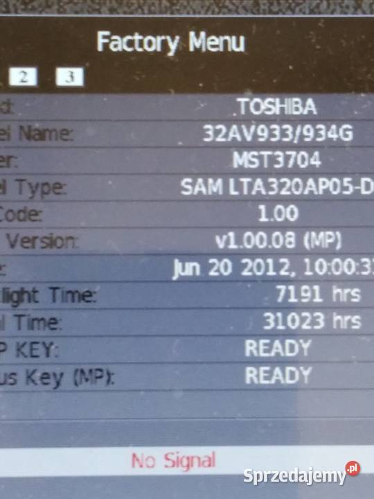 26EL933G26EL934G TOSHIBA naprawa płyty 32AV933 Jawor sprzedam