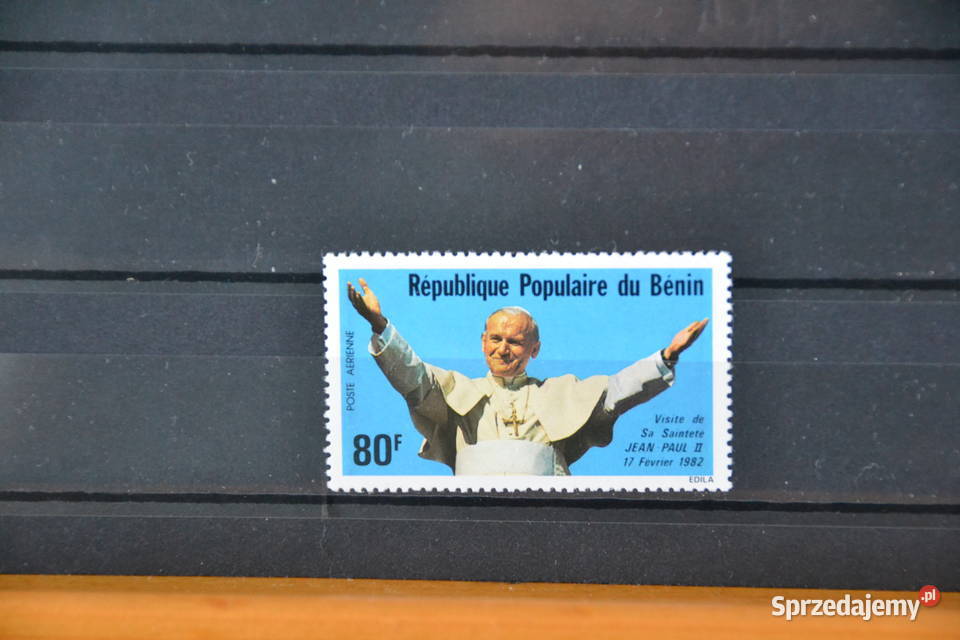 Znaczki Papież Jan Paweł II Benin I Ks Chr 26 Sobótka sprzedam