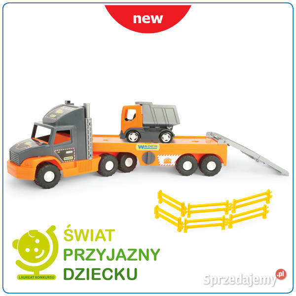 Wader Auto Super Tech Truck laweta z wywrotką 3 lata+ Bielsk Podlaski