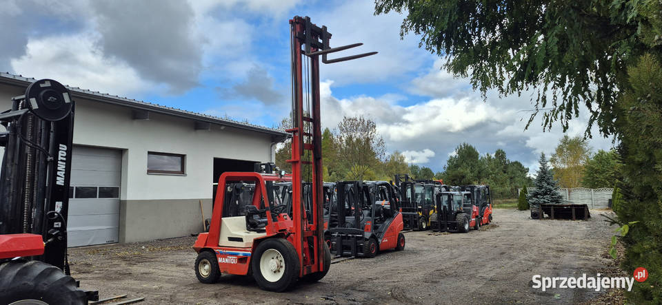 Terenowy Wózek Widłowy Manitou MCE 25 Przesuw mazowieckie Małkinia Górna