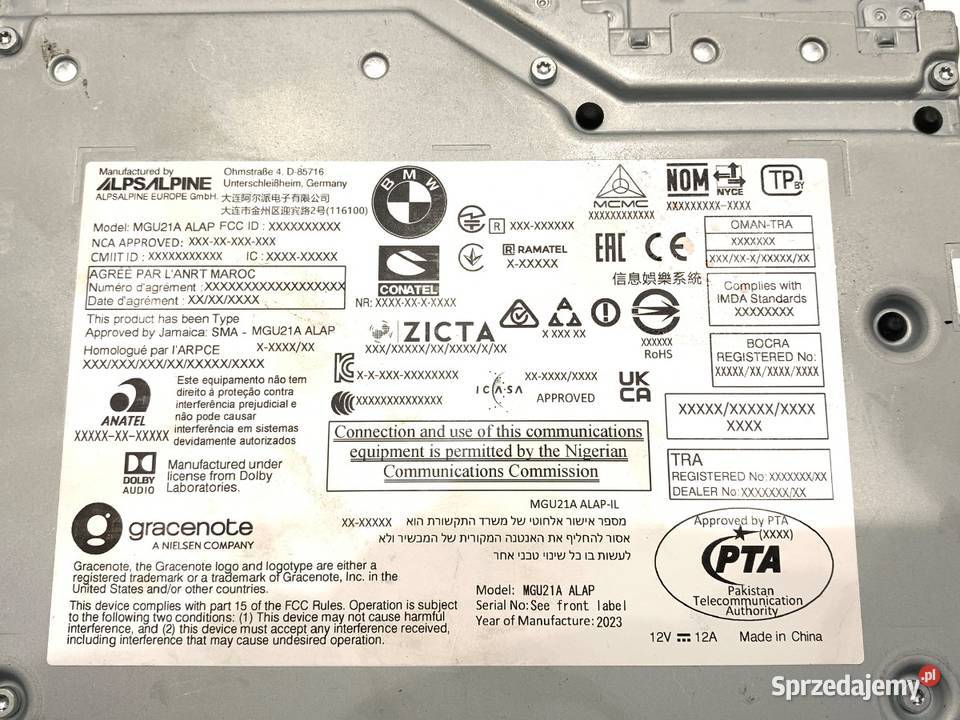 RADIO NAWIGACJA BMW X1 U11 20222025 5A8E7A3 podkarpackie sprzedam