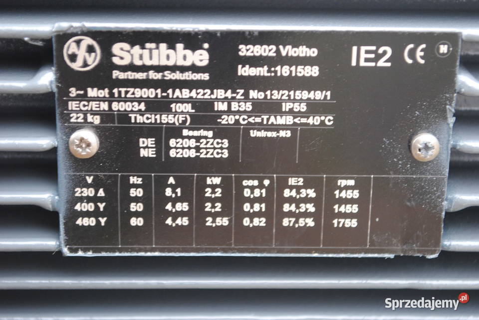 Motoreduktor kątowy 22kw 11obrmin Firmy SEW lubuskie Kargowa