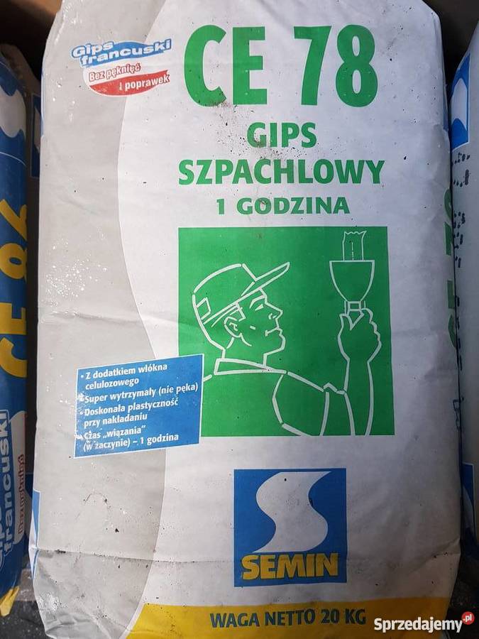 Semin CE78 Gips Szpachlowy Francuski 2056 520 Materiały budowlane