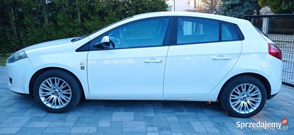 FIAT Bravo 2 biały 2012 przebieg 103000 Rok produkcji 2012 małopolskie