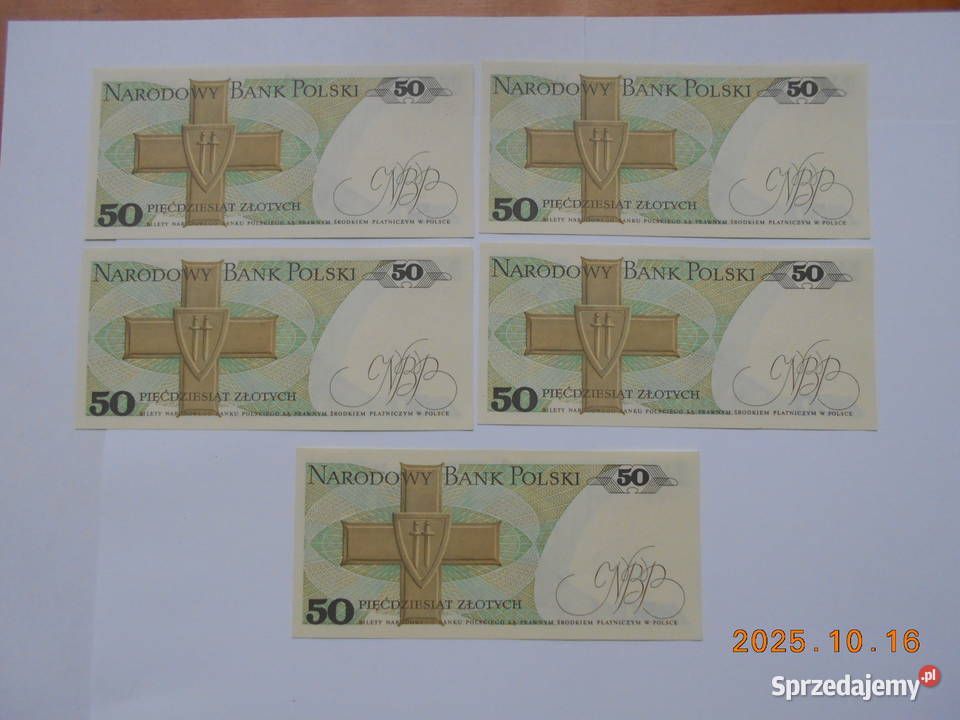Sprzedam banknoty z PRLu Pozostałe Szczecin