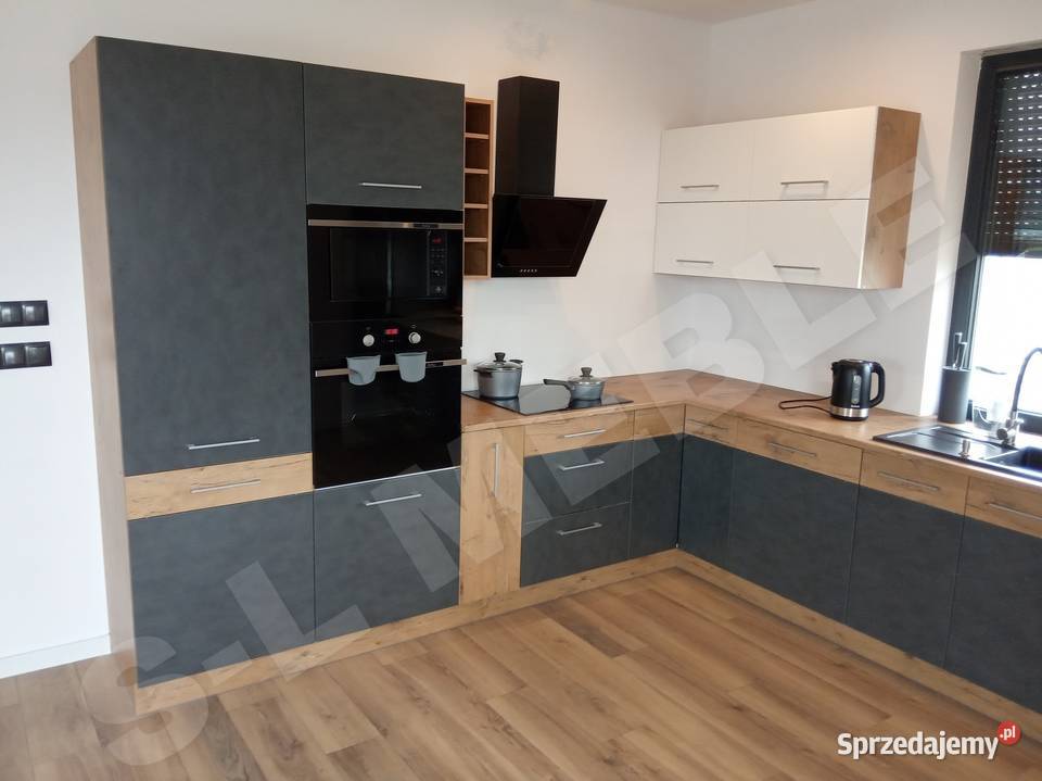 Meble kuchenne VIGO GRAFIT SZCZOTKOWANY BIAŁY Wrocław