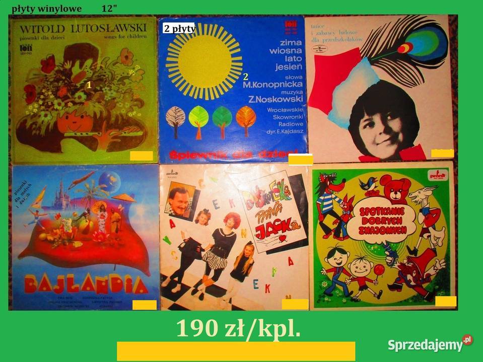 Bajki wiersze piosenki płyty winylowe Brzechwa płyta winylowa