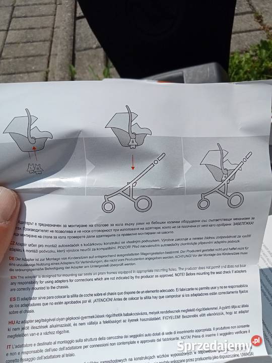 Zestaw baza isofix z fotelikiem dziecięcym