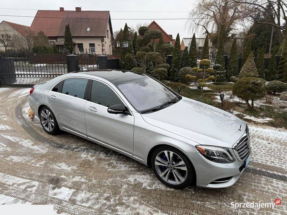 Mercedes S500 L 4Matic 7GTRONIC 455 2016r Samochody osobowe wielkopolskie Krotoszyn