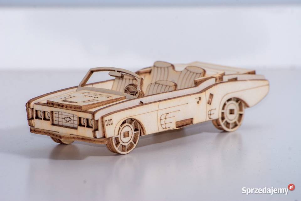 Konstruktor samochód Chevrolet drewniane Zabawka Łódź