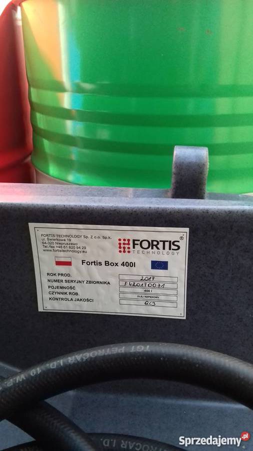 Zbiornik do transportu paliwa 400L Fortis Józefin