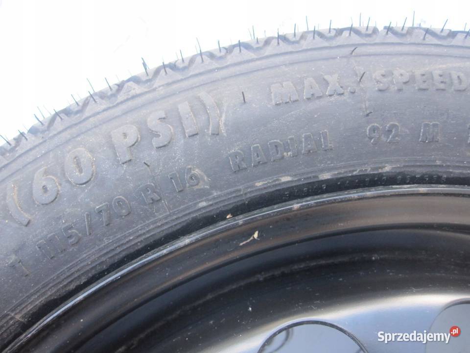 OPEL VECTRA C koło dojazdowe 1157016 92M 5x110