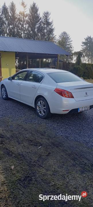 Peugeot 508 Biała perła Hybryda 163Skóra zadbany lubelskie Nadrybie Ukazowe