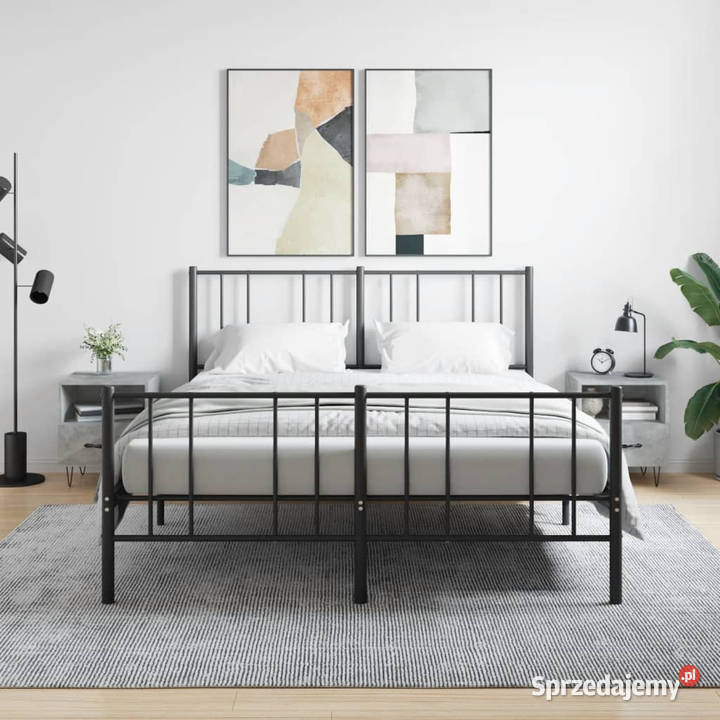 Szafki nocne 2 szarość betonu 40x35x475 WM827429 Nocne Warszawa