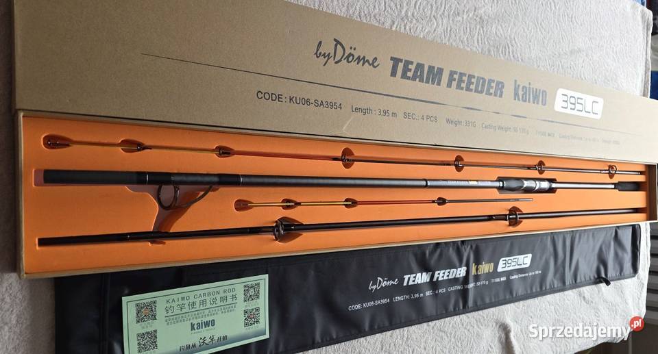 Wędka By Dme TEAM FEEDER Kaiwo LC 395 precyzja Zamość sprzedam