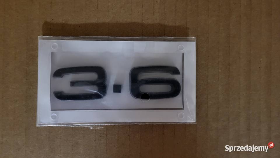 NOWE czarne logo klejane 36 znaczek emblemat
