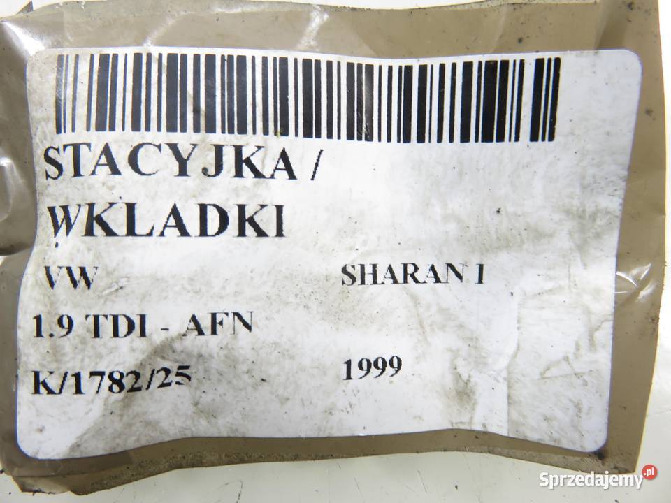 STACYJKA VW SHARAN I P012106 sprzedam