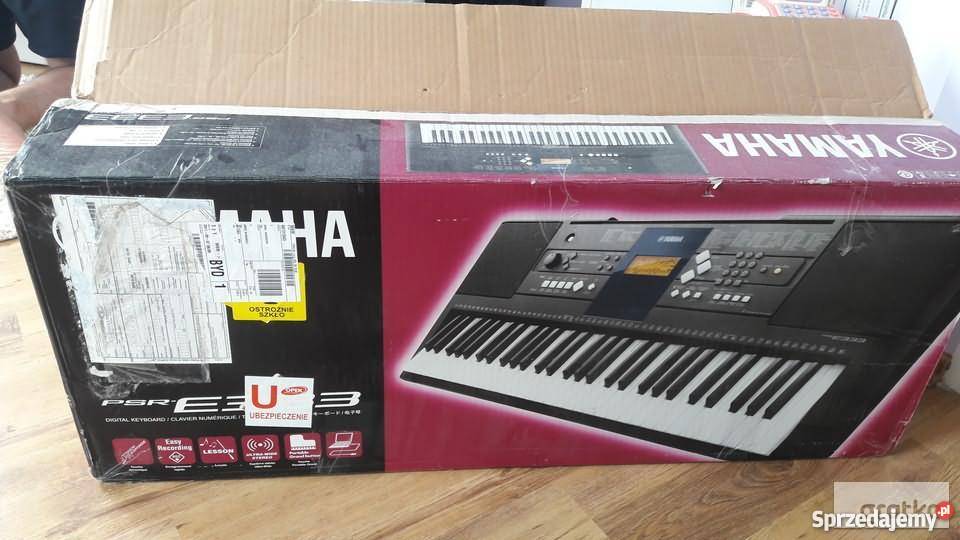Keyboard Yamaha PSR E 333 kujawsko-pomorskie Bydgoszcz