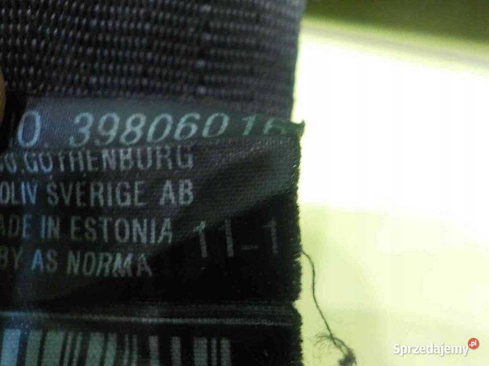 VOLVO S80 II LIFT I 24 D 10r SEDAN pas Pasy bezpieczeństwa Suków