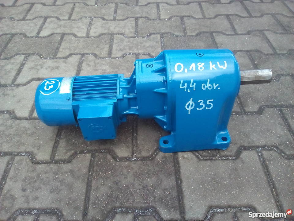 Motoreduktor 075 kW 66 obr 3faz Leszno