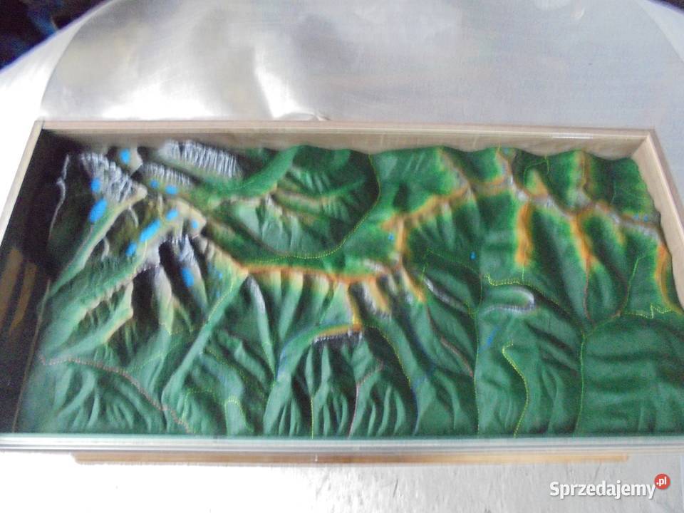 Orla Perć 3D mapa plastyczna dolina pięciu Piekoszów sprzedam