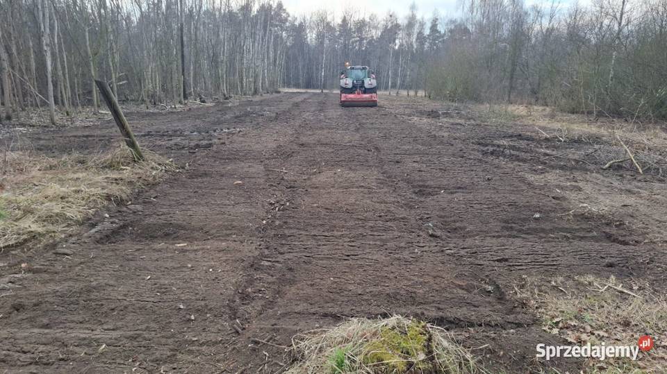 Mulczowanie wgłębneCzyszczenie działek Wycinka Sokółka