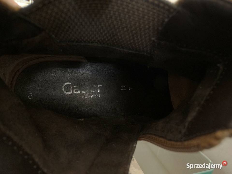 Buty Botki Damskie Skórzane Sztyblety Camelowe