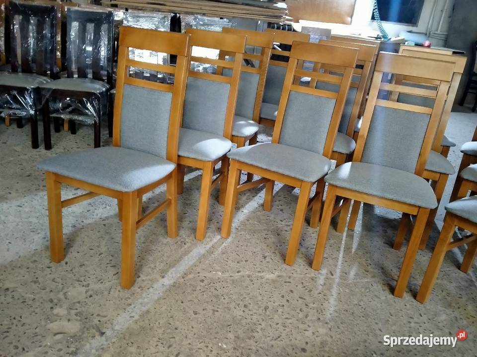 Nowoczesne krzesła bukowe Syców sprzedam