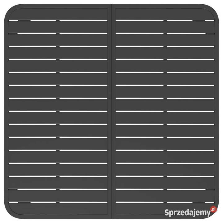 Stolik ogrodowy antracytowy 100x100x71 stal mazowieckie Warszawa sprzedam