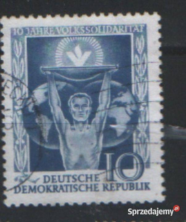 Zn NRD Mi 484 kas 1955 Filatelistyka Antyki, Sztuka, Kolekcje śląskie Gliwice