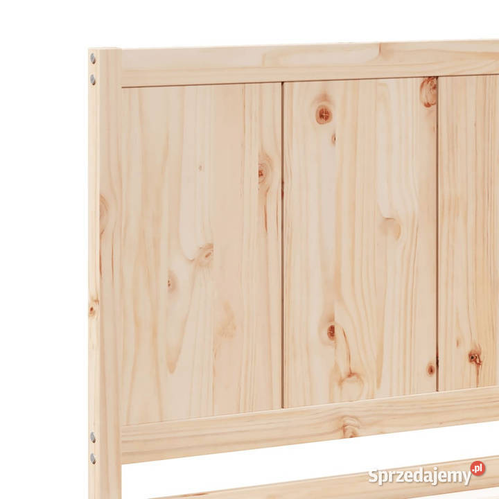 Dłuższe łóżko bez materaca lite drewno 100x220 Warszawa