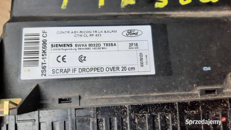 kompletny zestaw startowy Ford Fusion Fiesta 13 Dębno