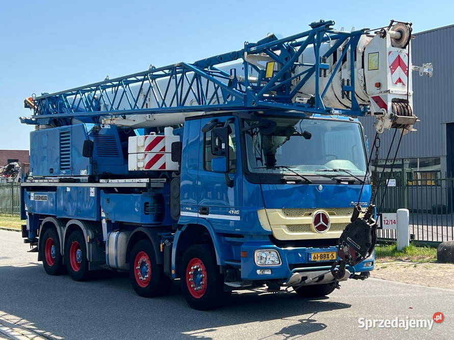 Dzwig samochodowy Liebher Mercedes diesel Dźwigi samochodowe