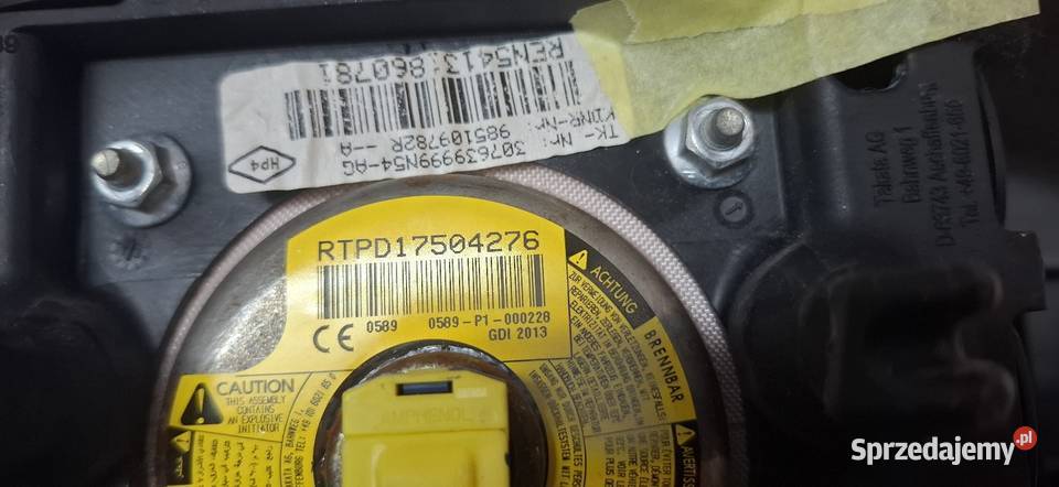 Poduszka Powietrzna Airbag Dacia Sandomierz