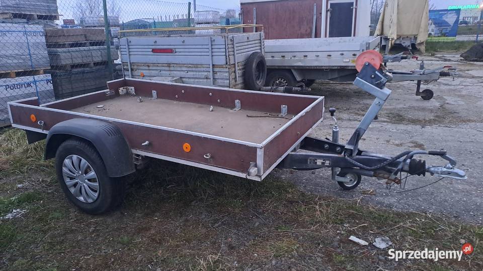 Przyczepa dmc 1000 Westfalia platforma burty Żary